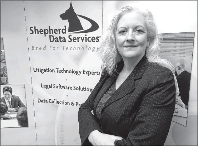Photo of Christine Chalstrom, founder of Shepherd Data Services